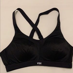 VSX Black Dri Wick Sports Bra, 34B